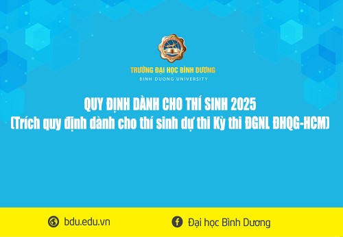 QUY ĐỊNH DÀNH CHO THÍ SINH 2025