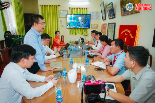 Ban Giám đốc Viettel Bình Dương thăm và làm việc tại Trường Đại học Bình Dương