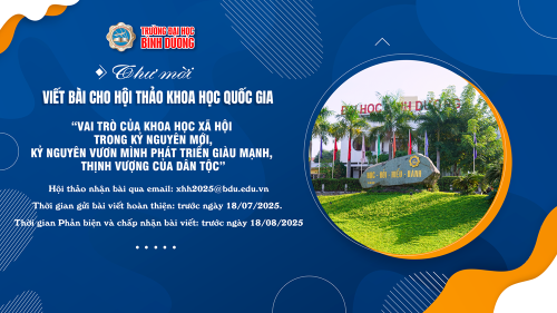Thư mời viết bài cho Hội thảo Khoa học Quốc gia