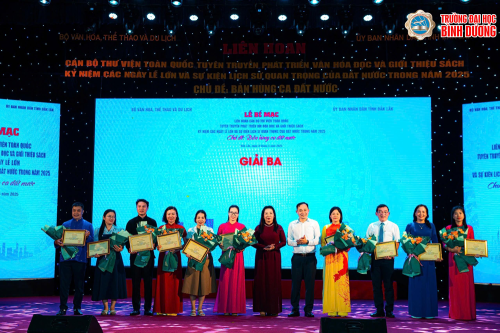 Trường Đại học Bình Dương tham gia Liên hoan Cán bộ Thư viện toàn quốc với chủ đề “Bản hùng ca đất nước”